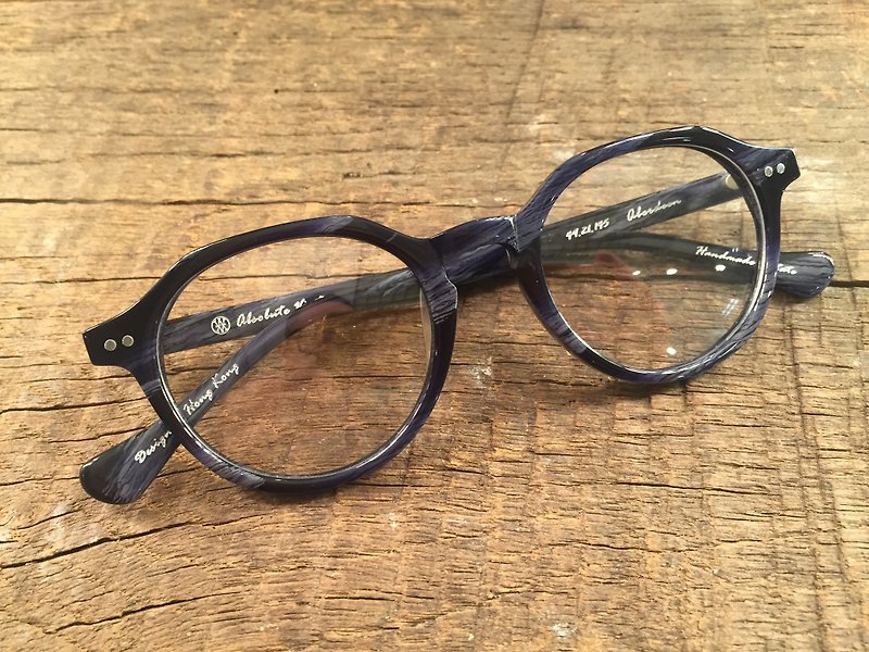 Absolute Vintage - Aberdeen Street (Aberdeen Street) pear-shaped retro baby frame plate glasses - Blue Blue - กรอบแว่นตา - พลาสติก 