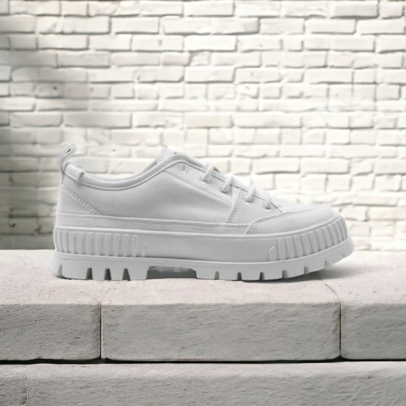 [Member Day] PALLADIUM RE GENERATE classic thick-soled canvas shoes 79127 - รองเท้าลำลองผู้หญิง - วัสดุอื่นๆ หลากหลายสี