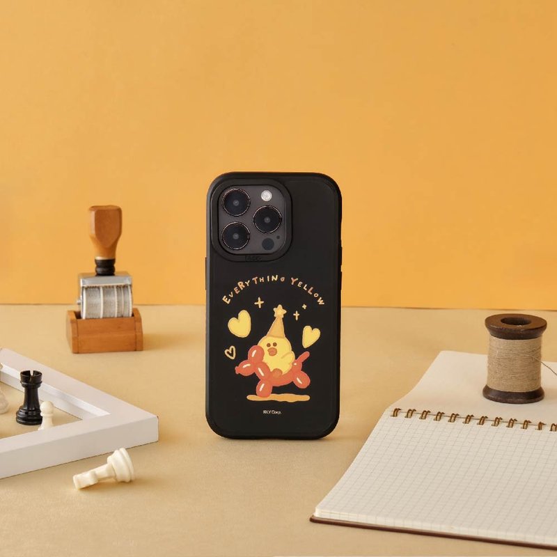 LINE FRIENDS黃色莎莉-氣球狗狗峽谷強悍MagSafe iPhone手機殼 - 手機殼/手機套 - 矽膠 多色