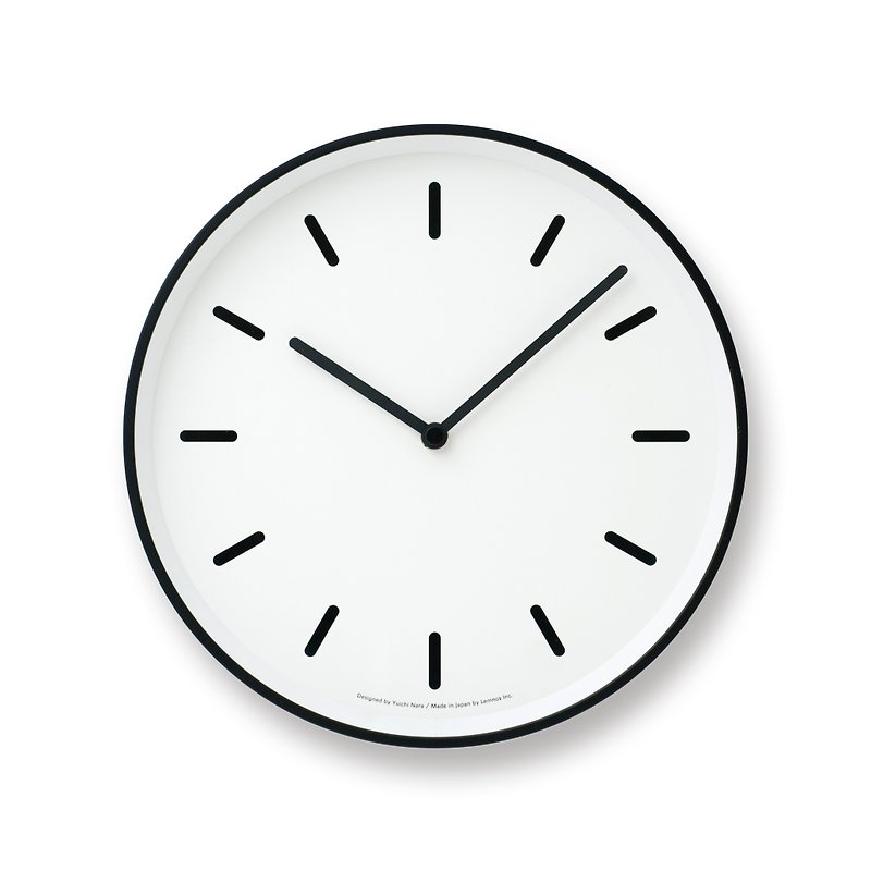 Lemnos Mono B Clock - White - Clocks - Other Metals White