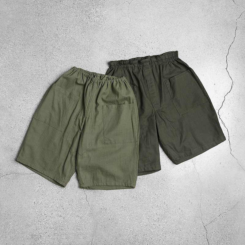 Russian military pajamas - Unisex Pants - Cotton & Hemp Green