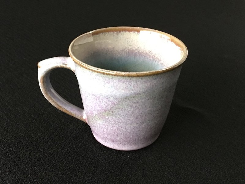 Walla ash glaze cup - แก้วมัค/แก้วกาแฟ - ดินเผา สีม่วง