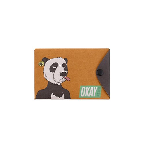 PAPERY.ART ion-CARDholder 銀離子抗菌卡片套 - Okay Bears - Panda