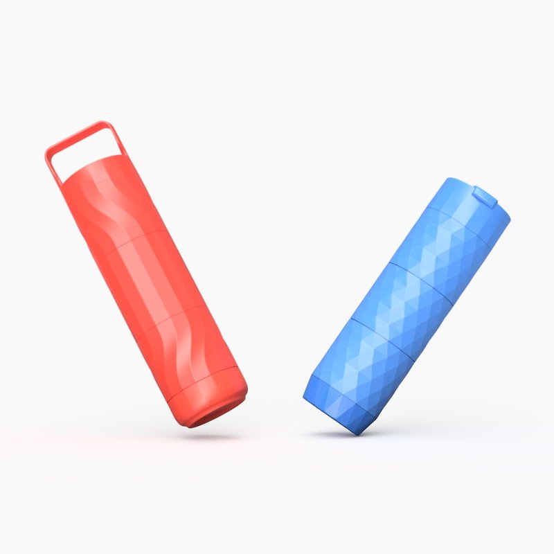 Wattle | 個人化水壺－468ml,431ML(雙人組合包-夕陽紅x1,海藍x1) - 水壺/水瓶 - 塑膠 多色