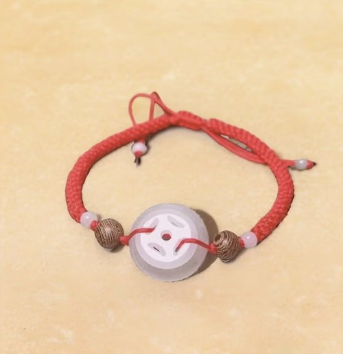 瓔珞珠寶盒 E.L.Jewelry Box 冰種翡翠古錢平安扣編織手鍊 | 天然緬甸玉翡翠A貨 | 送禮