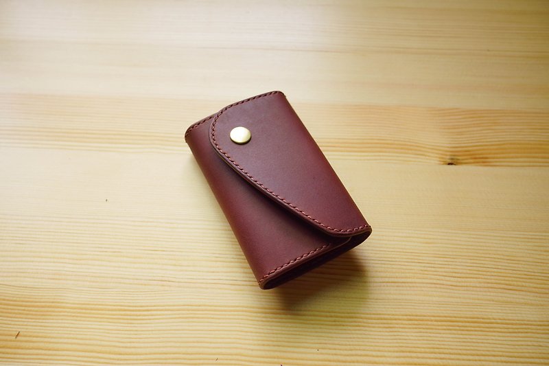 Six keychain - Keychains - Genuine Leather Brown