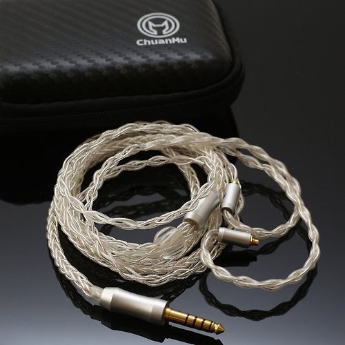 川木音箱 x ChuanMu Audio 耳機升級線材 4.4平衡線 mmcx 0.78 2pin A2DC ie80【M30】可換線