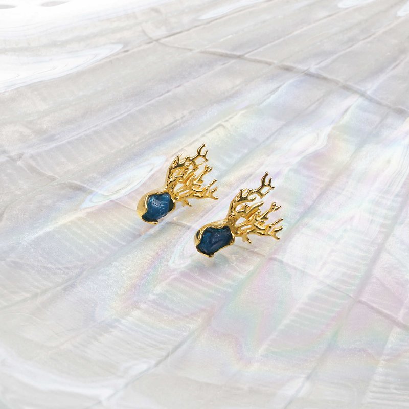 Sea coral earrings - Earrings & Clip-ons - Copper & Brass 