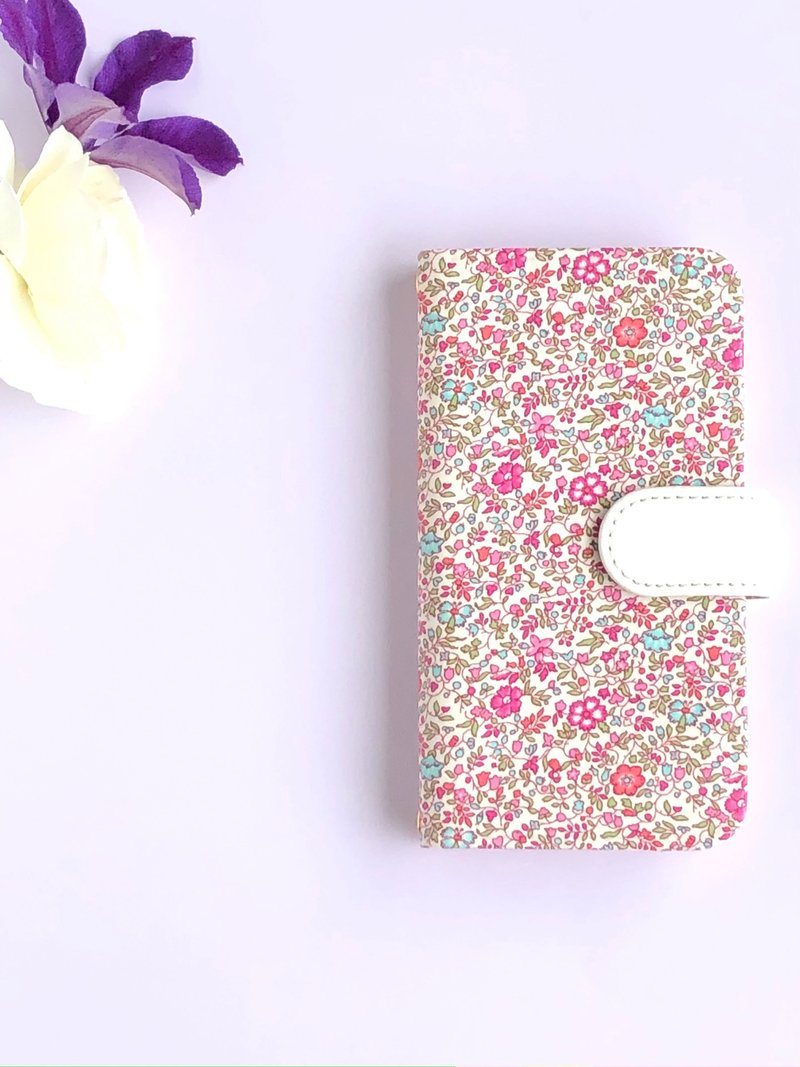 Liberty iphone7.8.SE2.SE3 手機殼凱蒂和米莉 - 手機殼/手機套 - 棉．麻 粉紅色