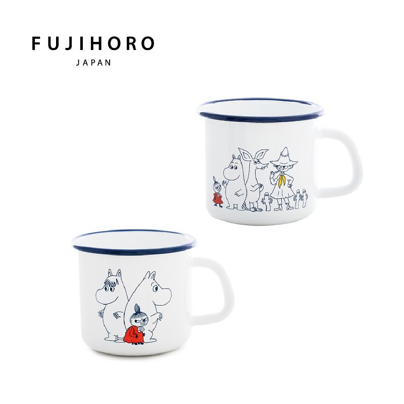 MOOMIN Lulumi series enamel mug 550ml - แก้วมัค/แก้วกาแฟ - วัตถุเคลือบ 