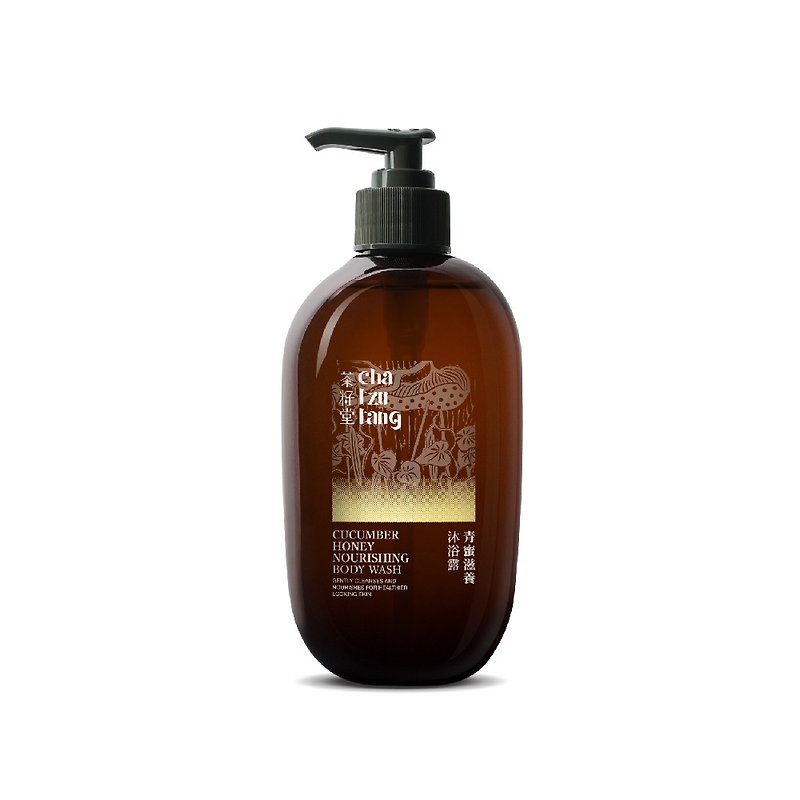 Tea Seed Church Green Honey Nourishing Shower Gel 500mL【Suitable for normal and dry skin】 - Body Wash - Plants & Flowers 