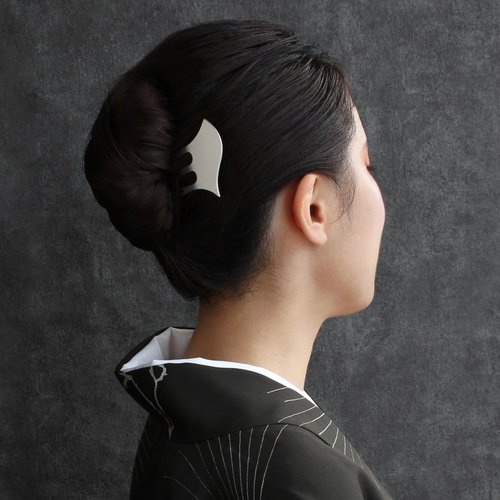 sandaime bankin-ya KANZASHI 簪 【koiki Comb / Bachi-Silver】