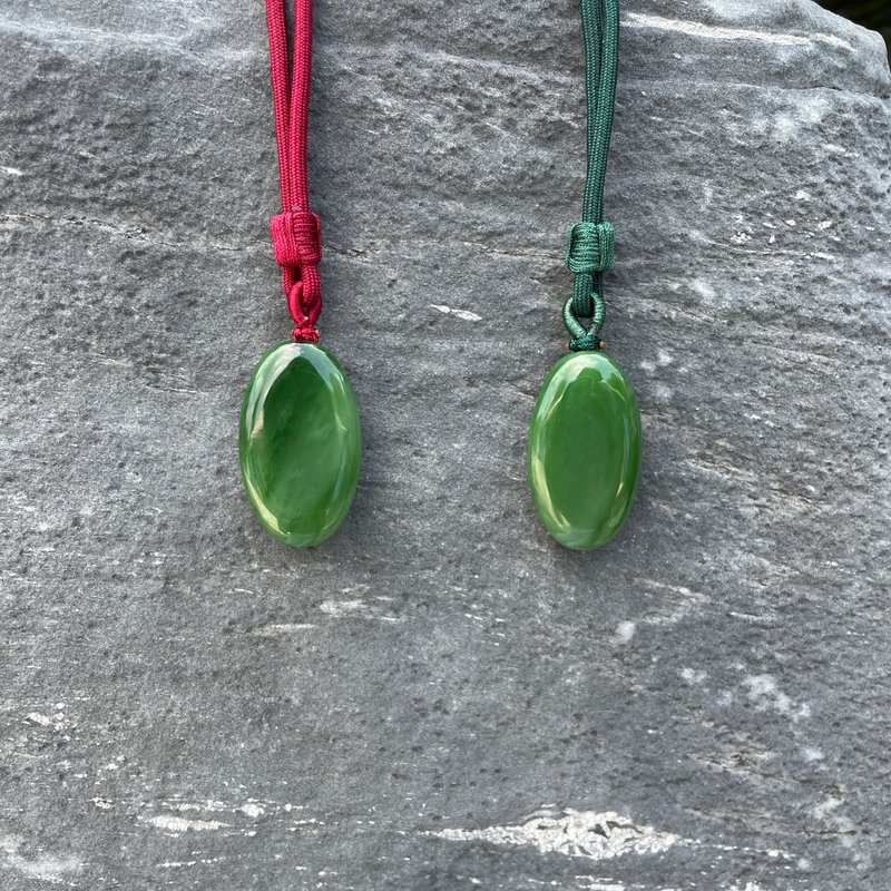 Mini - Jade necklace - Taiwan design and making - สร้อยคอ - หยก สีเขียว