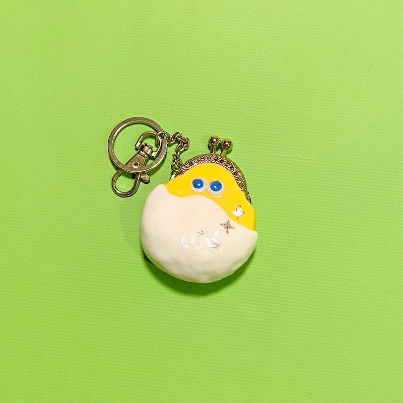 白雪寶貝蛋 黃A - 鑰匙圈/鑰匙包 - 黏土 黃色