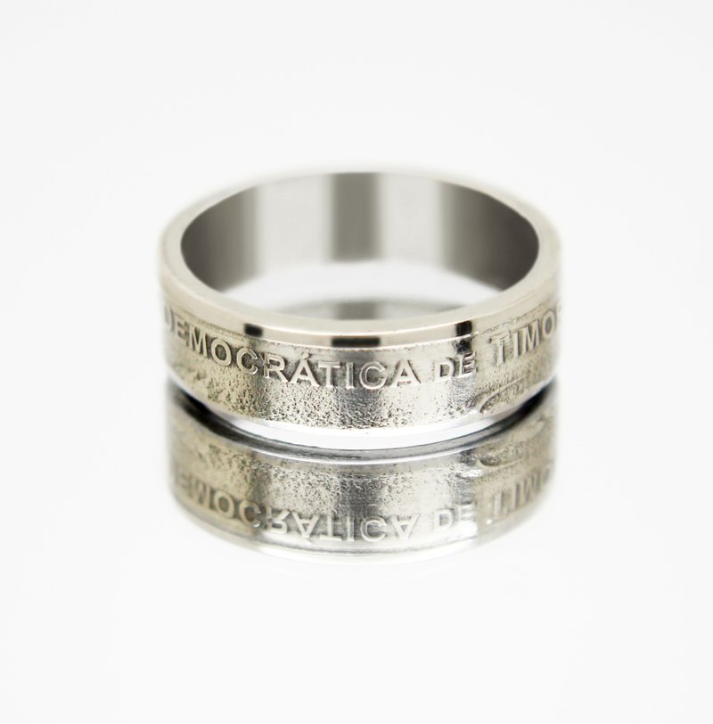 East Timor Coin Ring 10 centavos 2003-2012 coin rings for men coin rings women - 戒指 - 其他金屬 