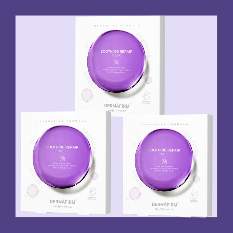 【Dermafirm】R4 紫蘇舒緩修護面膜 (5片裝)(三盒組) - 面膜/凍膜/泥膜 - 其他材質 