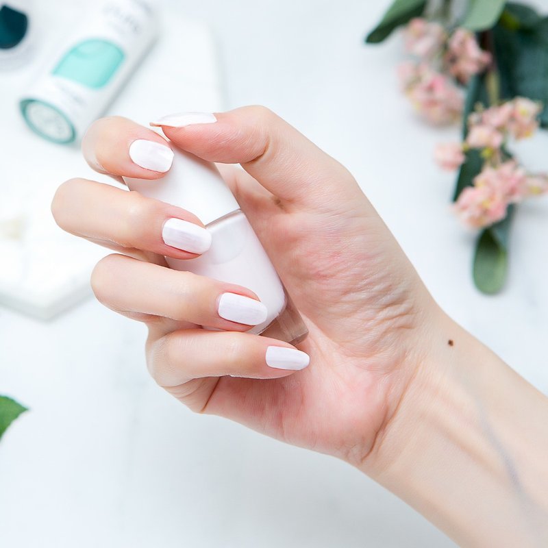 nailmatic 純色生物基經典指甲油-JEANNE-亮白玫瑰色 - 指甲油/指甲貼 - 樹脂 