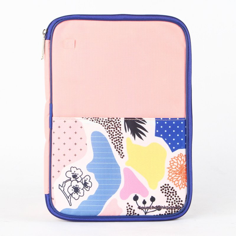 Collage Daily Pouch - 文件夾/資料夾 - 防水材質 粉紅色