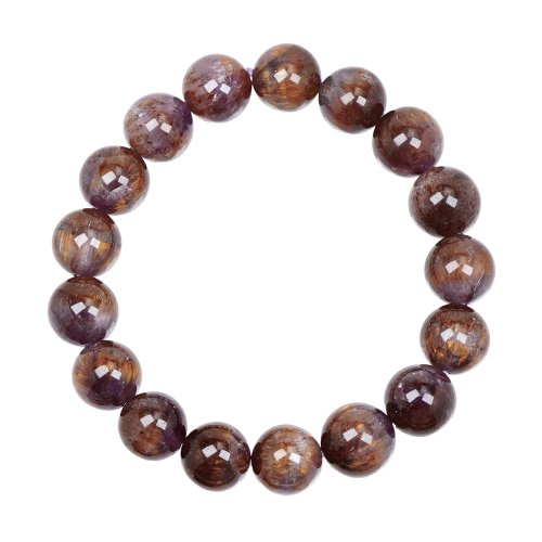 正佳珠寶 Gemsrich Jewelry 【正佳珠寶】紫鈦晶 頂級紫金鈦晶 11.8-12.4mm 紫鈦晶手珠