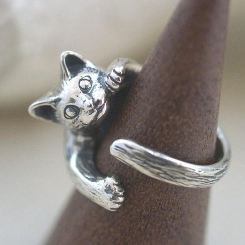 猫リング　ピクシー - 戒指 - 其他金屬 