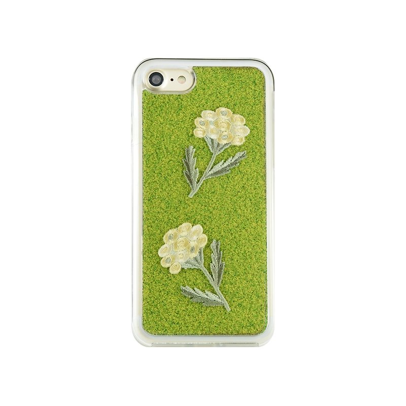 Shibaful -Mill Ends Park Botanical Tansy- for iPhone case スマホケース - スマホケース - その他の素材 グリーン