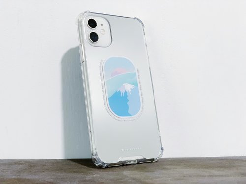 Fingers Work 機艙窗外的富士山 鏡面防摔手機殼 IPHONE CASE