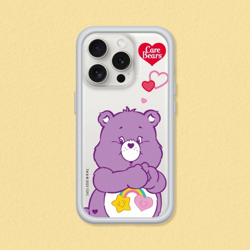 Mod NX邊框背蓋手機殼∣Care Bears/Best Friend Bear for iPhone - 手機殼/手機套 - 塑膠 多色