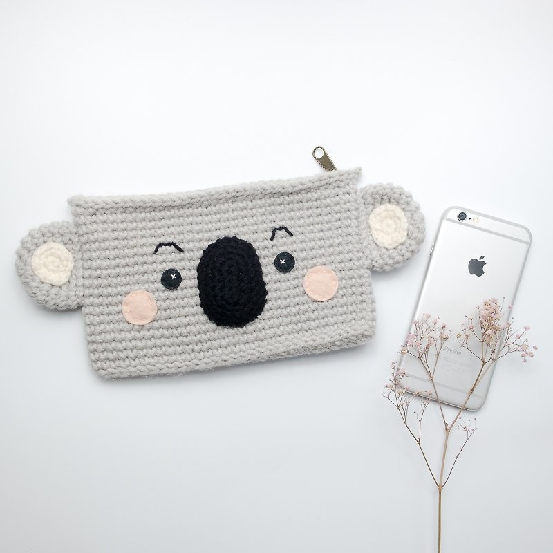 Crochet Everyday Bag/ The Koala. - 其他 - 羊毛 灰色