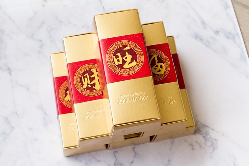 福旺財300g金磚米 (3款可挑-滿百份免費印名字) 抽獎 喜氣 伴手禮 - 米/五穀雜糧 - 新鮮食材 金色