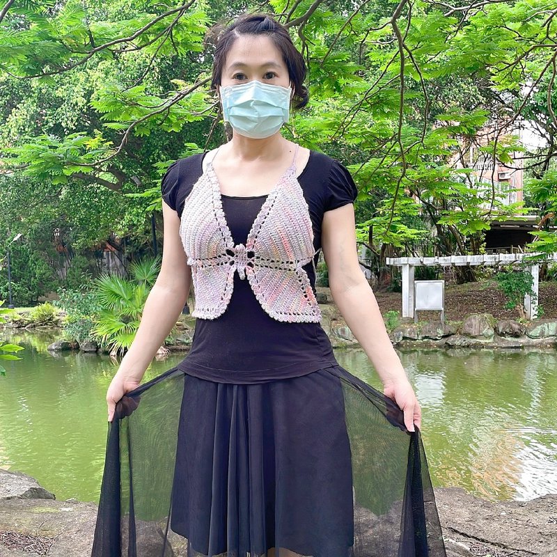 [Butterfly Style Vest] Sexy Bra/Cute Outerwear - เสื้อกั๊กผู้หญิง - ผ้าฝ้าย/ผ้าลินิน หลากหลายสี