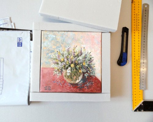 ポピー　水彩画 ポピーの花水彩画イラスト 表情豊かな色とりどりのポピー水彩画