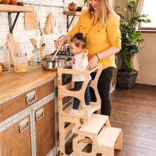 Montessori-Inspired Wooden Kids' Toy Kitchen - Shop WoodAndHearts Kids' Toys  - Pinkoi