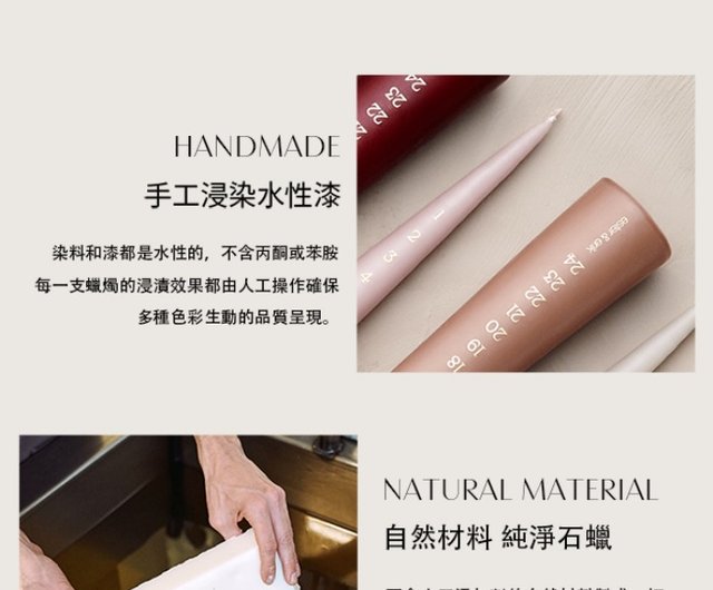 Ester&Erik カレンダーキャンドル フェスティブキャンドル