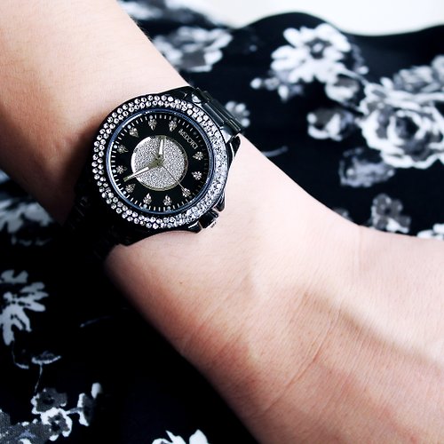 MEDOTA Luxury Farfalla.D 法蝶系列 鑽石貝殼錶面簡約小錶面女錶 / FD-2005