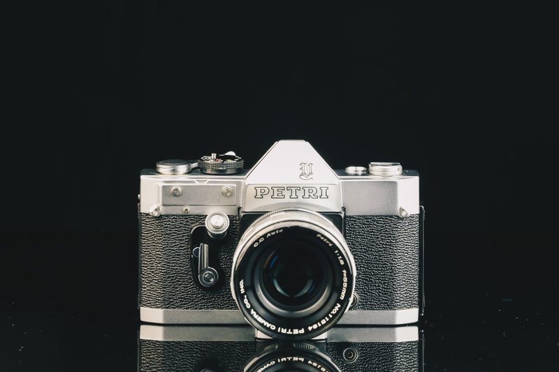 PETRI VI+PETRI 55mm F=1.8 #7689 #135底片相機 - 相機/拍立得/底片相機 - 其他金屬 黑色