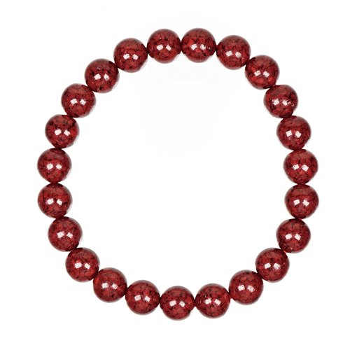 正佳珠寶 Gemsrich Jewelry 【正佳珠寶】原礦晶體硃砂 7.7-8.2mm 晶體砂 硃砂手珠
