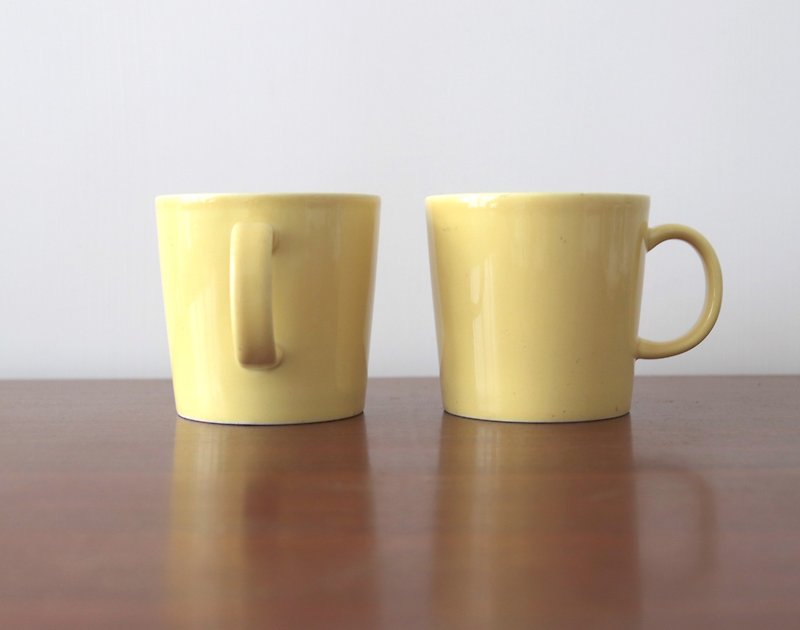 Finland Arabia TEEMA cream yellow basic mug - Mugs - Pottery Yellow