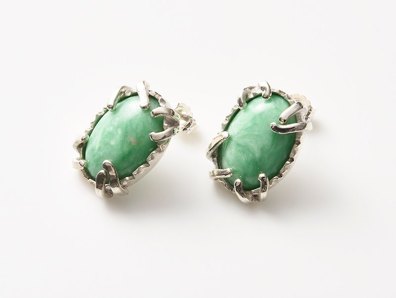 CP56 (Bari site) - Earrings & Clip-ons - Other Metals Green