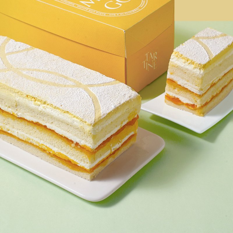 冰心芒果醬蛋糕 芒果冰 芒果蛋糕 芒果甜點 唐緹Tartine - 蛋糕/甜點 - 新鮮食材 橘色