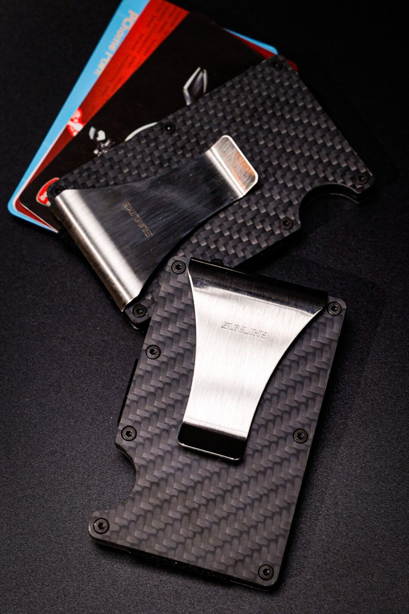 Carbon Fiber Card ID Storage Card Holder - Card Holders & Cases - Carbon Fiber 