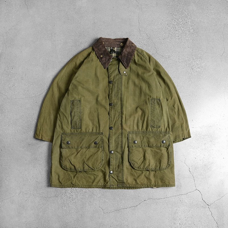วัสดุอื่นๆ เสื้อโค้ทผู้ชาย สีเขียว - Barbour Beaufort Coat