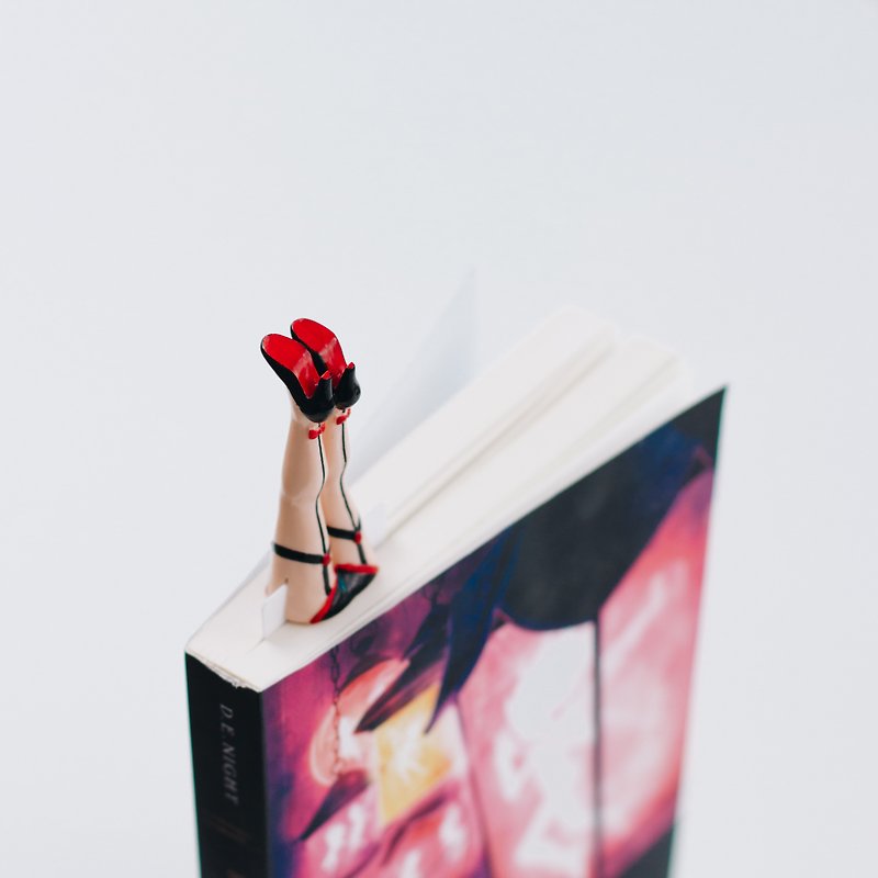 Cabaret In Stockings Bookmark Legs Librarian Bookish Gift For Woman - 書籤 - 塑膠 多色