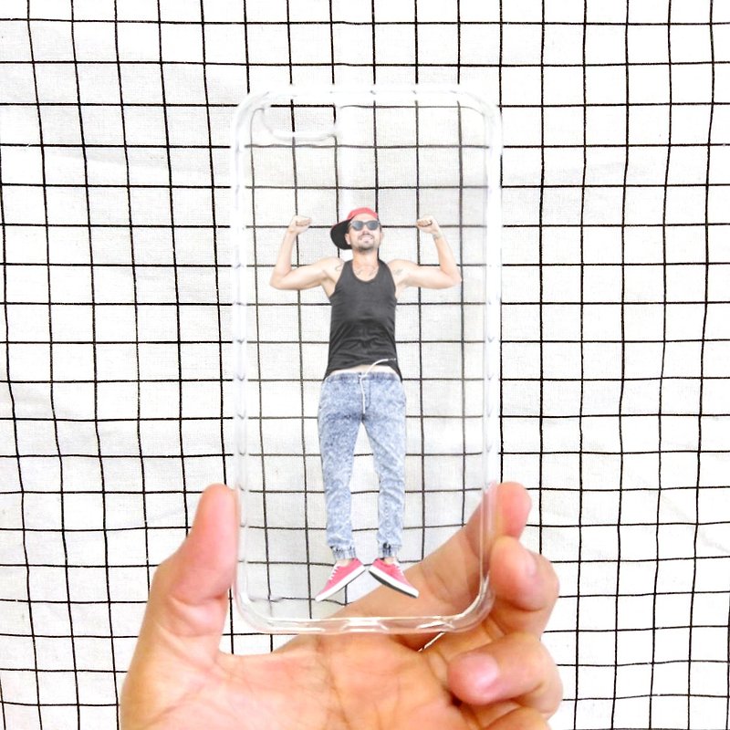 Custom photo transparent phone case - เคส/ซองมือถือ - วัสดุอื่นๆ สีใส
