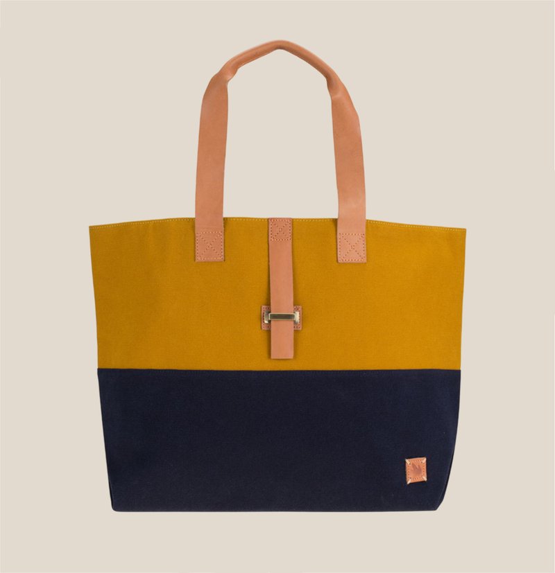 Sandra 2 tone carryall - 手提包/手提袋 - 其他材質 