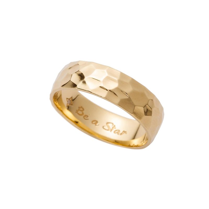 18K Be a Star Concave Concave Ring - General Rings - Precious Metals Gold