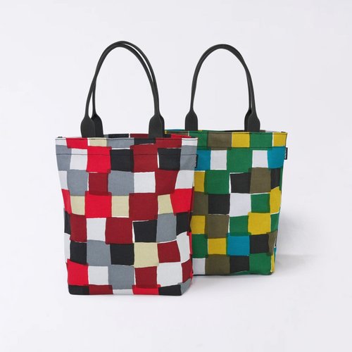 Fuwa Market 京都 豎型手提袋 帆布 棉 可愛 時尚 和風圖案 手提袋 wafu bag