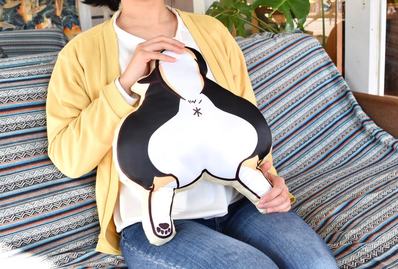 Shiba inu Butt cushion - 枕頭/抱枕 - 其他材質 多色