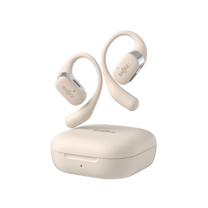 【SHOKZ】 OPENFIT T910 Open Bluetooth Headphones - Warm Sun White - หูฟัง - พลาสติก 