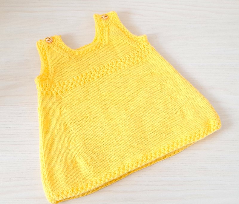 Knitting pattern baby girl dress, Baby sundress, Baby girl clothes - 線上教學/教學影片 - 其他材質 