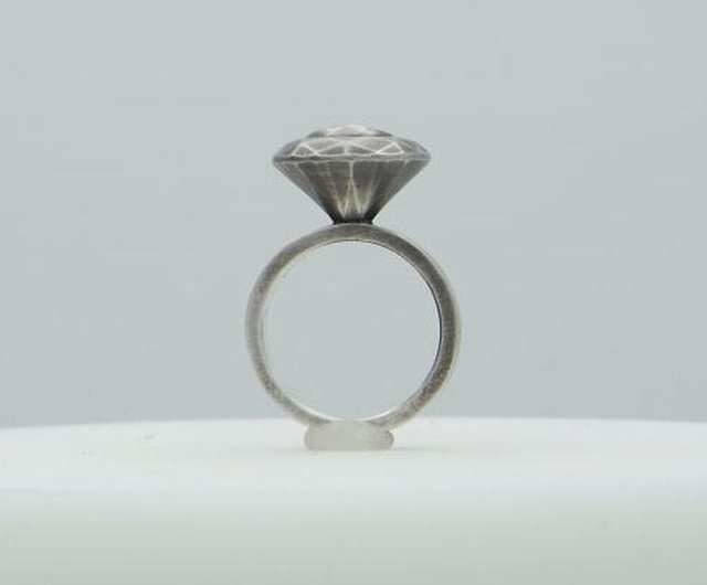 stare stone ring_4 (s_m-R.53) 銀玻戒指指环眼睛寶石jewelry sterling